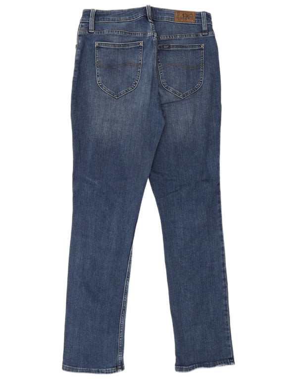 Женские прямые джинсы LEE со средней посадкой W29 L31, синий хлопок