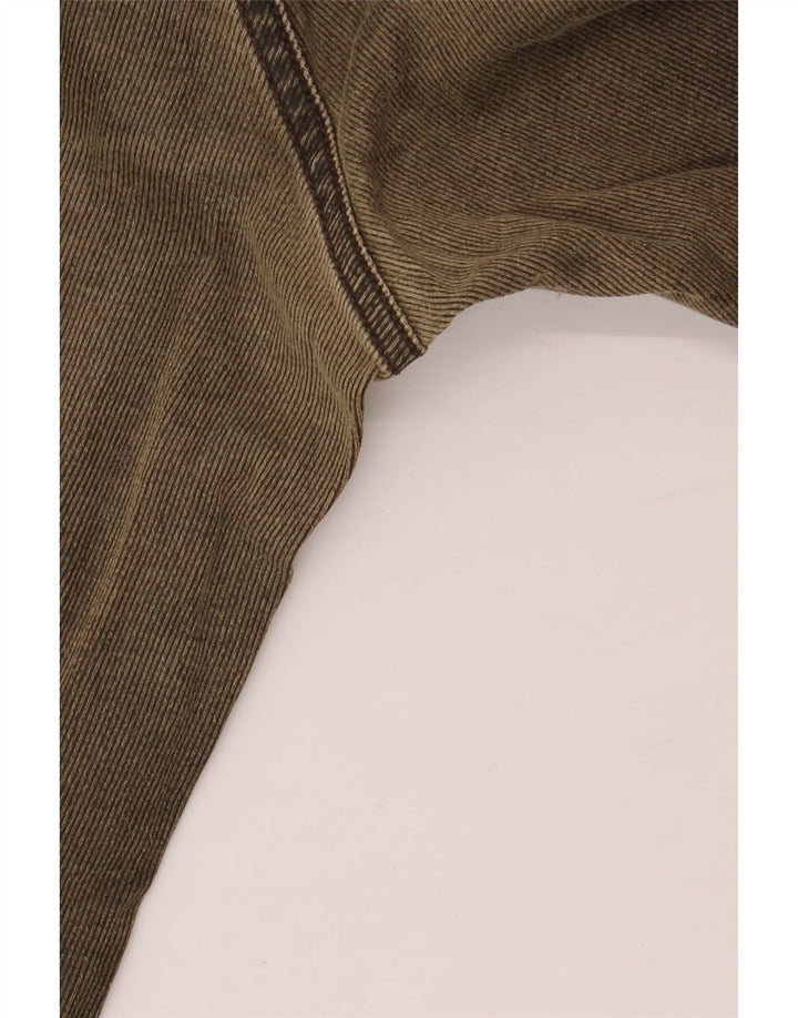 ICEBERG Мужские прямые джинсы W38 L27 Хаки Хлопок