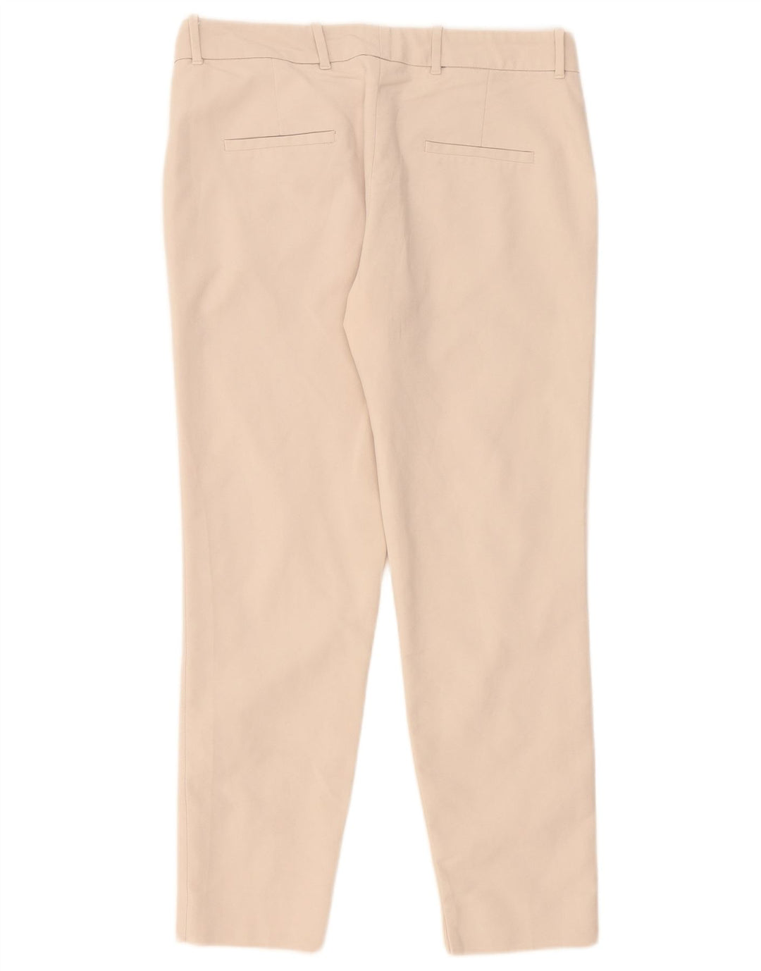 Женские узкие брюки чинос Zara, большие W32 L28, бежевые