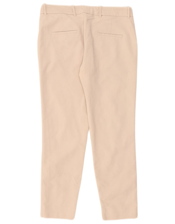 Женские узкие брюки чинос Zara, большие W32 L28, бежевые