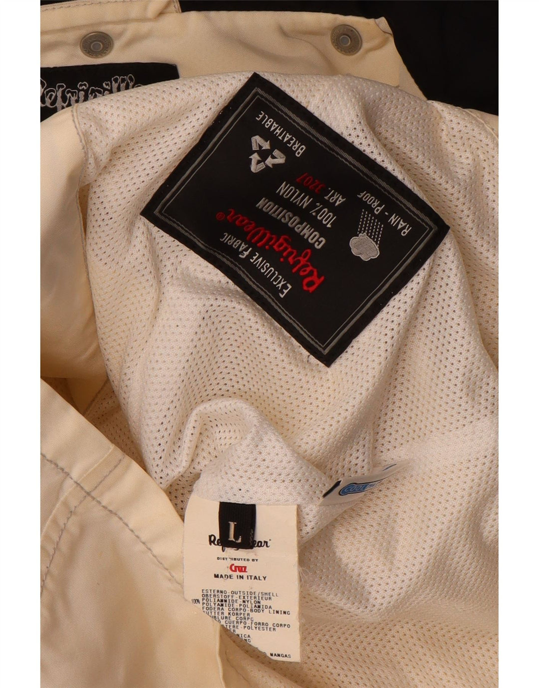 Женская дождевик с капюшоном Refrigiwear UK 14, большой белый полиамид