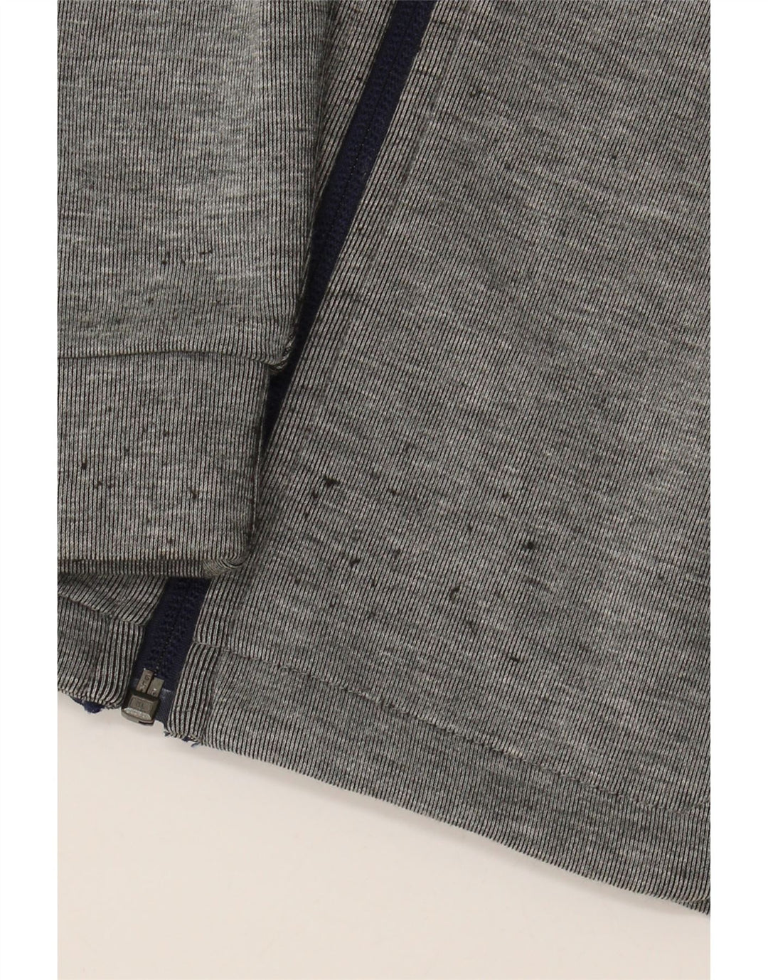 PUMA Свитер с капюшоном на молнии с графическим рисунком для мальчиков 9–10 лет, серый полиэстер с цветными блоками