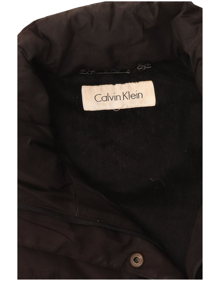 Женский утепленный жилет CALVIN KLEIN UK 12, средний черный