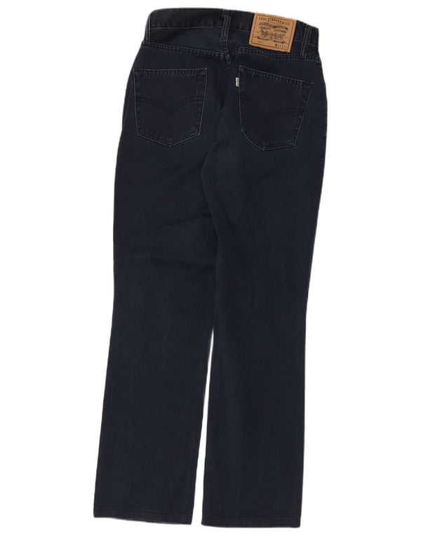 Женские прямые джинсы Levi's 595 W28 L29 темно-синие, хлопок