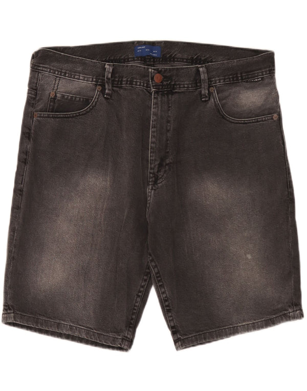 Мужские джинсовые шорты Zara EU 46 XL W36 Серые