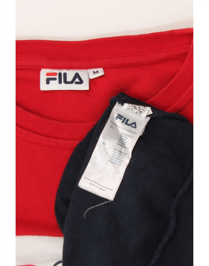 Женский свитер Fila UK 14, средний, разноцветный, цветной блок