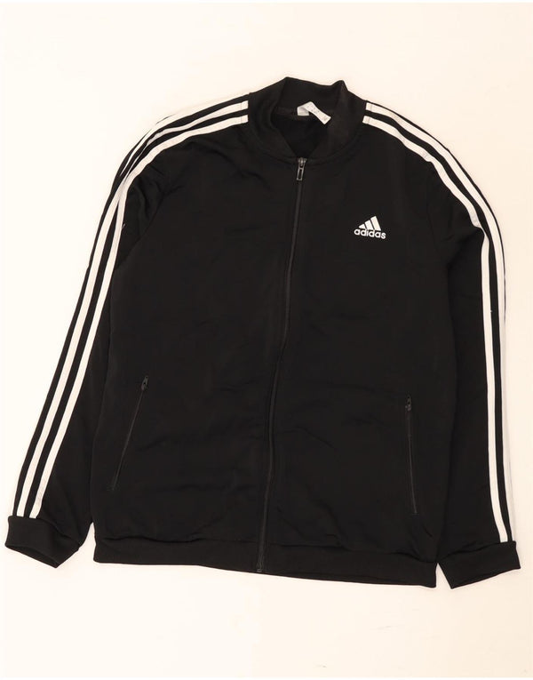 Женская спортивная куртка Adidas UK 16/18, большой черный полиэстер