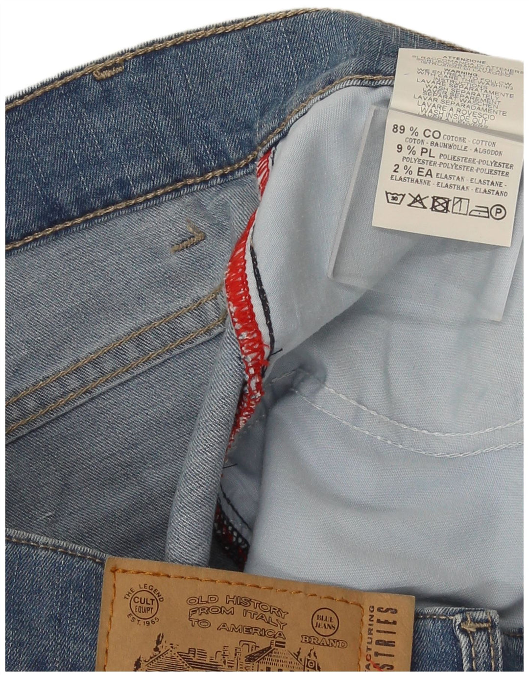 Carrera Mens 721 Джинсовые шорты W33 Средний синий хлопок