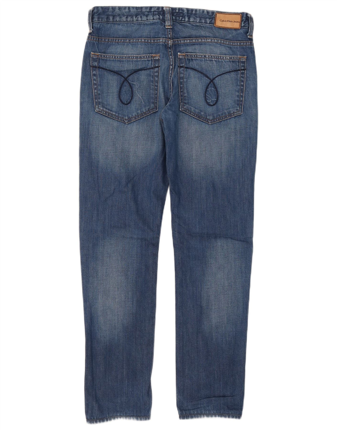 Женские узкие джинсы Calvin Klein W30 L32, синие, хлопок