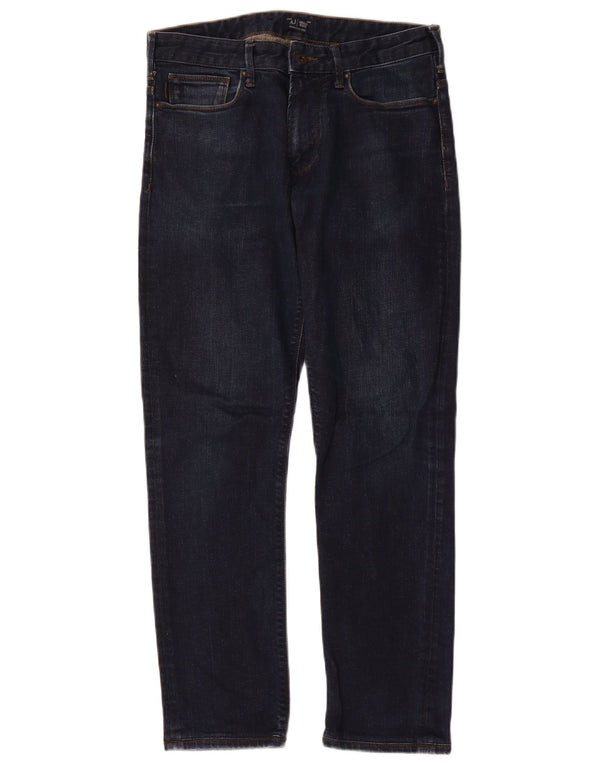 Мужские джинсы Armani Slim W30 L28 Темно-синие, хлопок