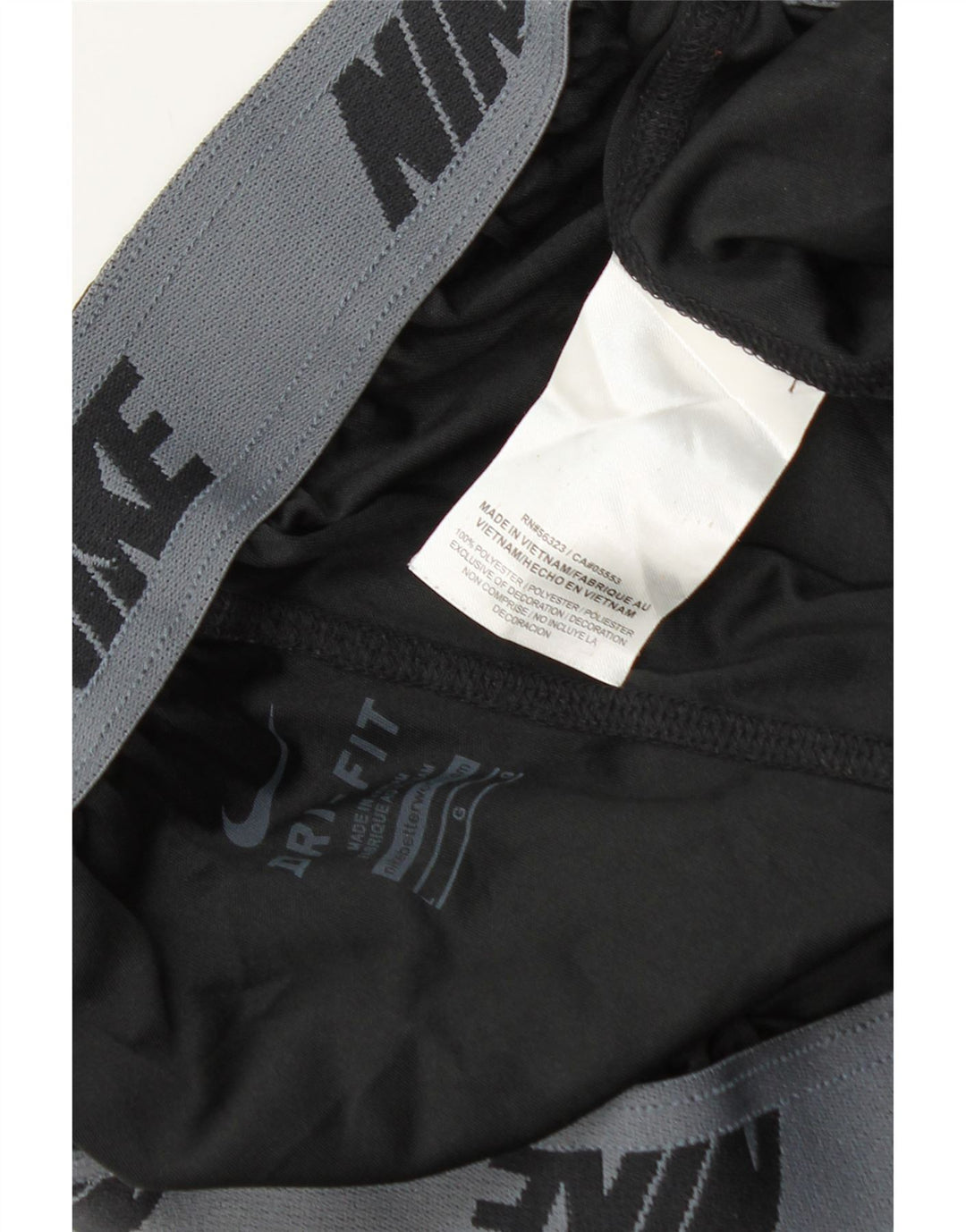 Мужские спортивные шорты Nike Dri Fit с графическим рисунком, большие черные из полиэстера