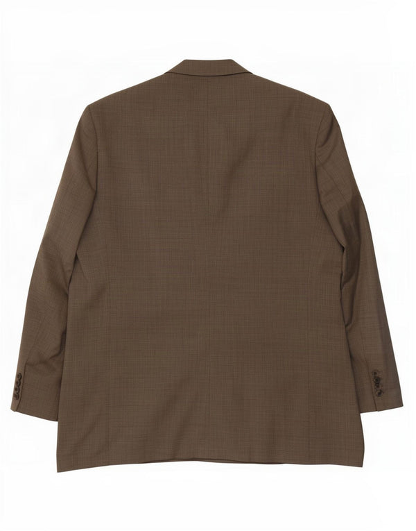 Мужской пиджак с 3 пуговицами Marks & Spencer UK 48 2XL бежевый шерстяной