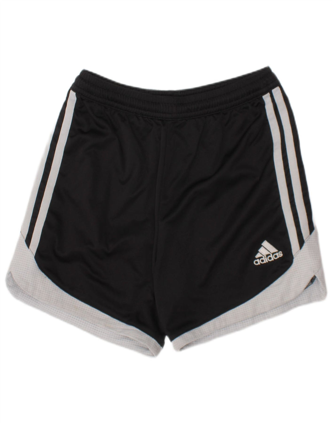 ADIDAS Boys Climalite Sport Shorts 9-10 Years  Black Colourblock Polyester