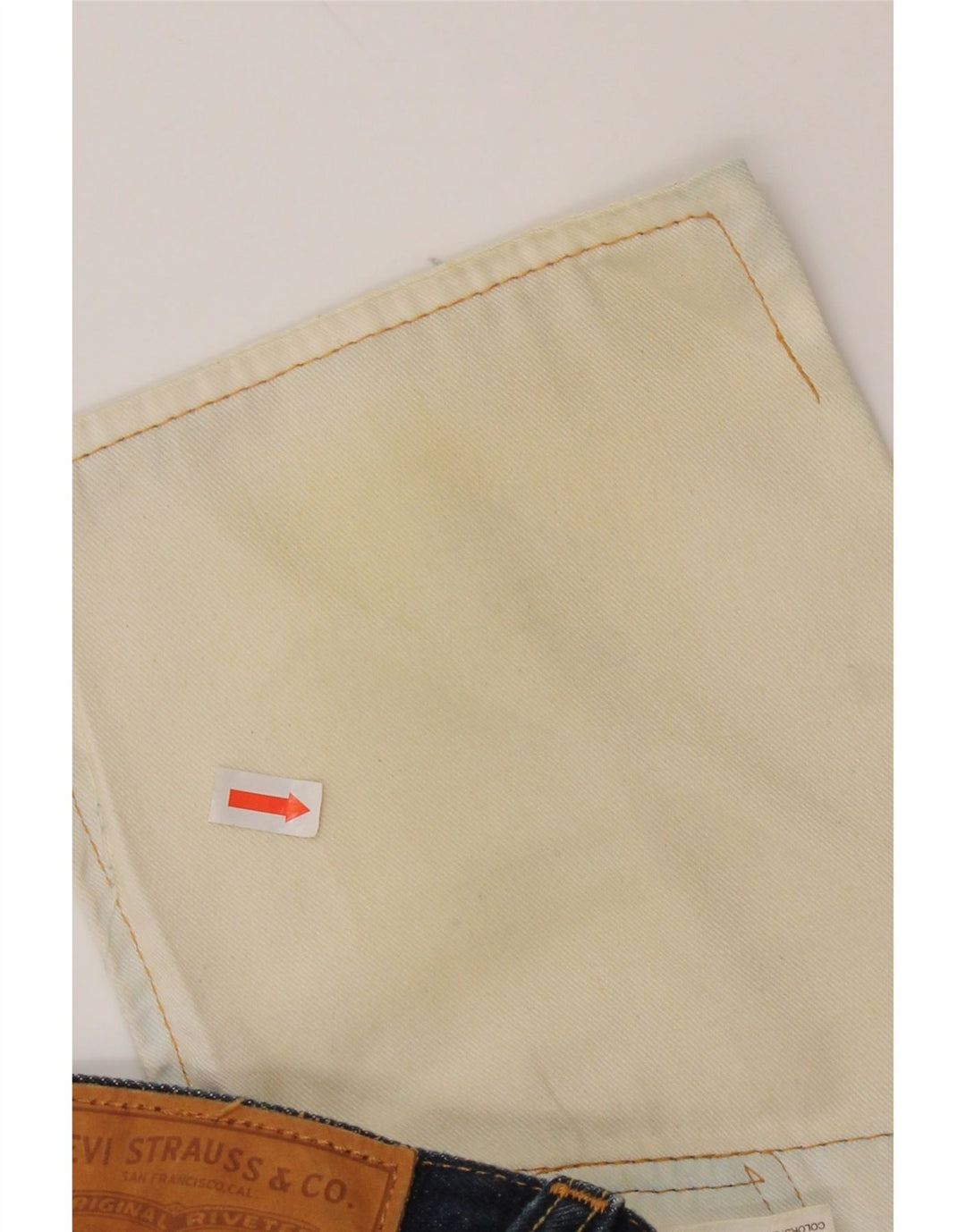 Мужские зауженные джинсы Levi's 502 W32 L32 Темно-синие, хлопок