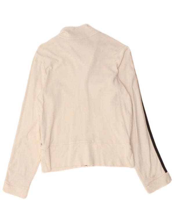 Женский спортивный костюм Adidas Top Jacket UK 12, средний белый хлопок