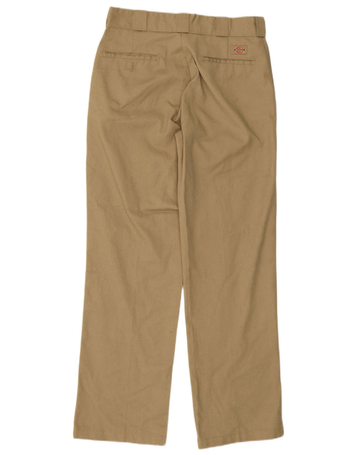 Мужские прямые брюки чинос Dickies W32 L32 бежевого цвета из полиэстера
