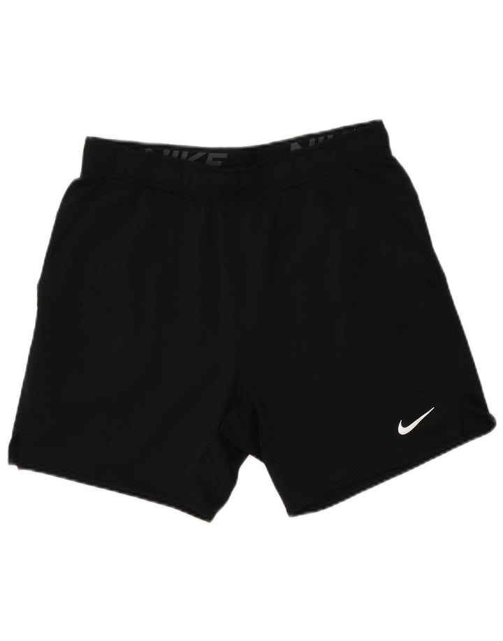 Мужские спортивные шорты Nike Dri Fit, средние черные