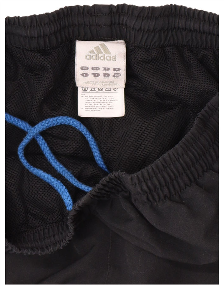 Adidas Мужские спортивные брюки Джоггеры Большой черный полиэстер