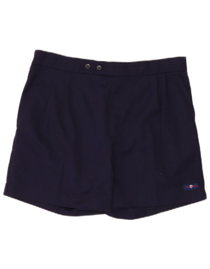 Винтажные мужские шорты чинос, большие W36, темно-синие, полиэстер