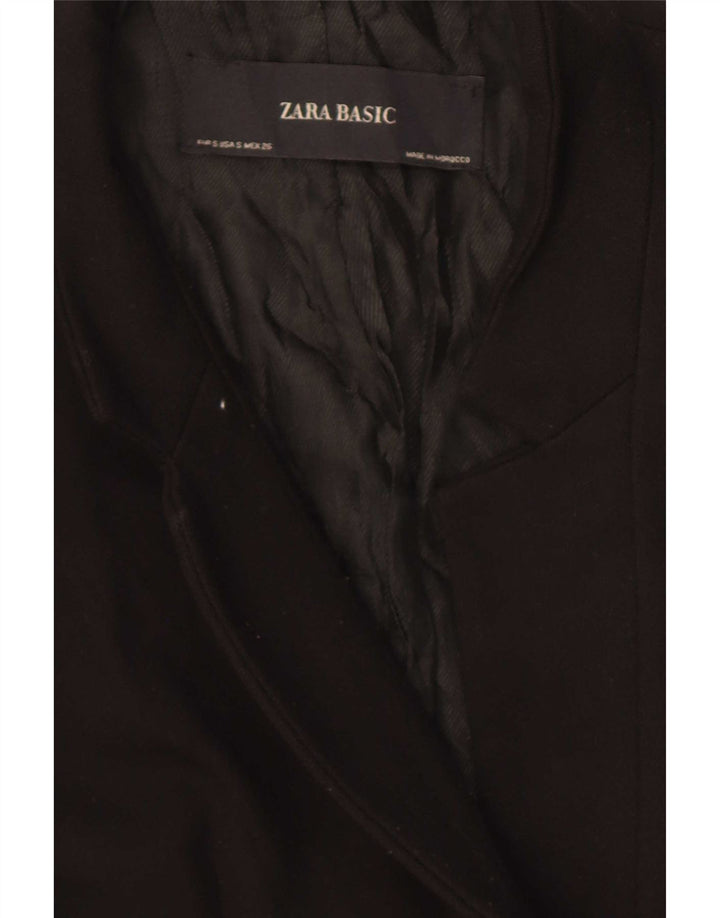 Женский удлиненный пиджак Zara UK 10, маленький черный