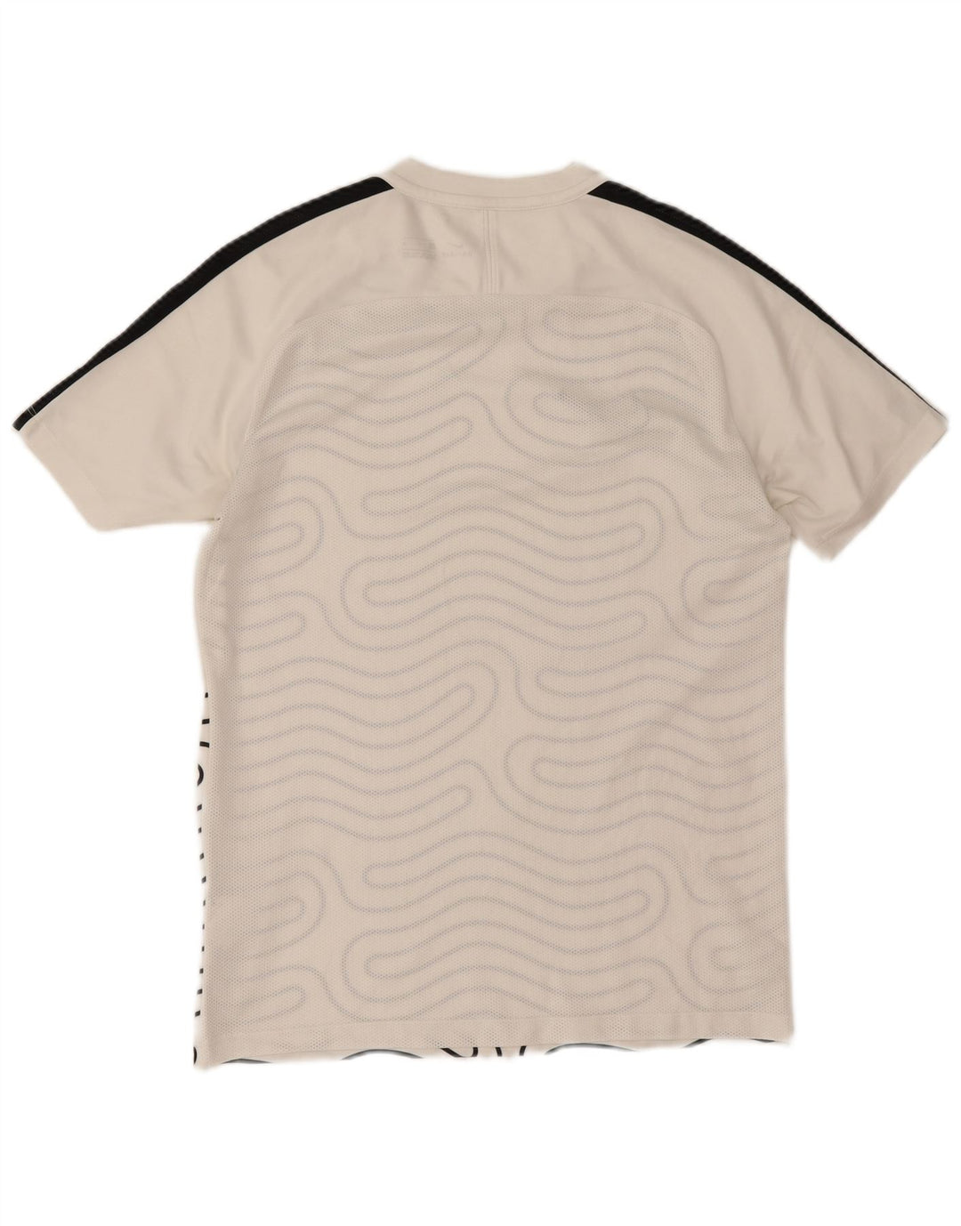 Мужская футболка Nike Dri Fit с абстрактным узором, средний белый цвет, цветной блок