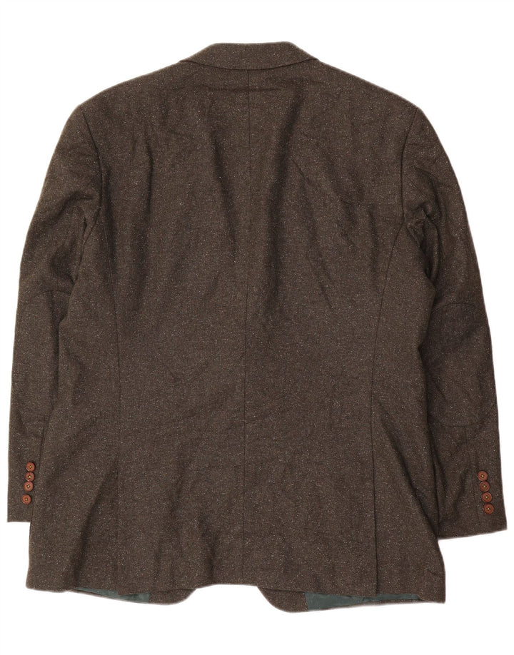 Tommy Hilfiger Мужской пиджак на двух пуговицах EU 56 3XL Хаки в крапинку