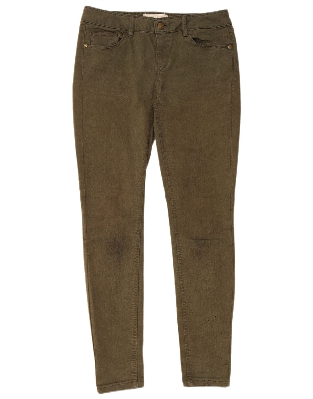 Женские джинсы-джеггинсы FAT FACE, Великобритания, 10 маленьких размеров, W28 L28, зеленый хлопок