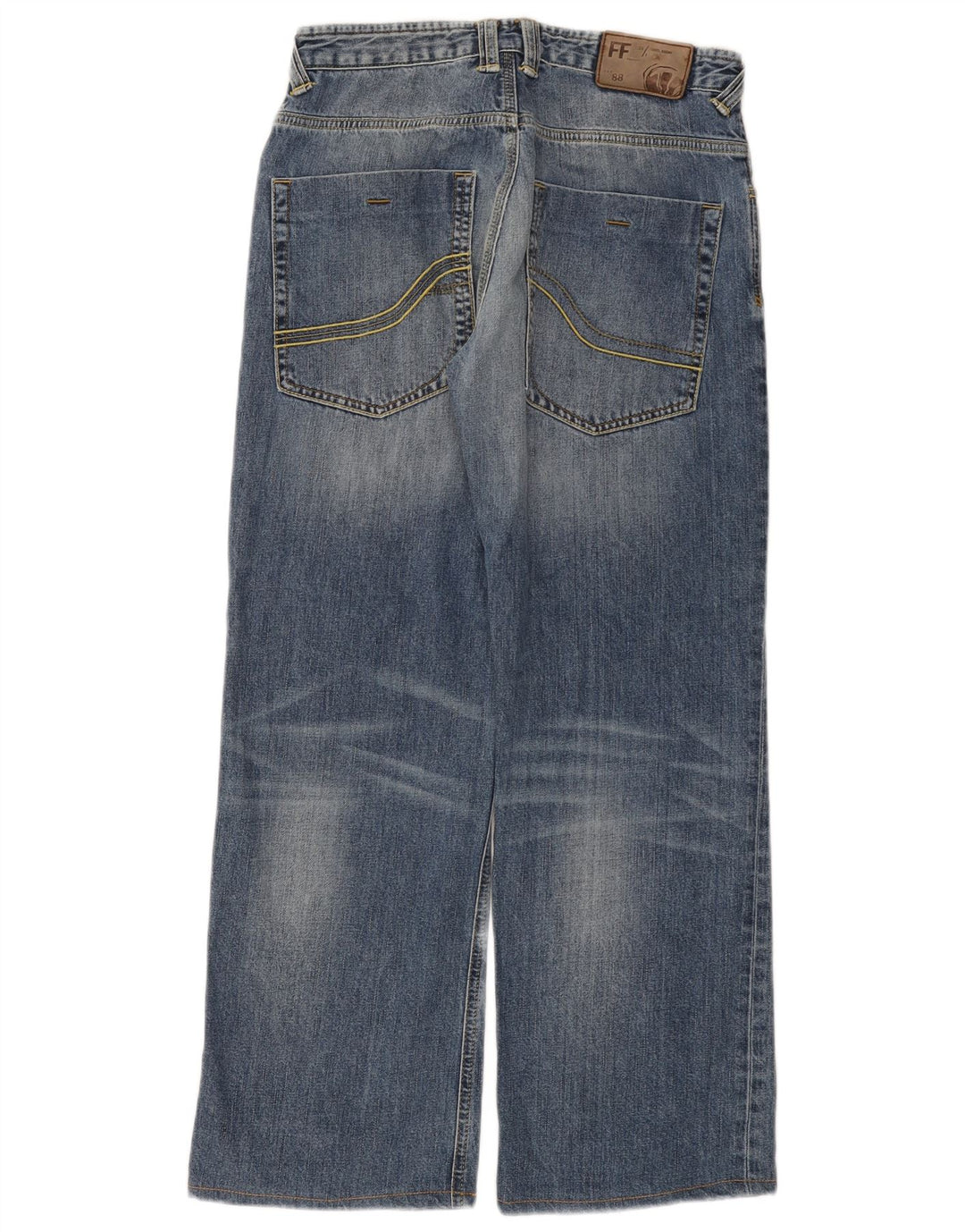 Мужские широкие джинсы Fat Face W30 L29, синий хлопок