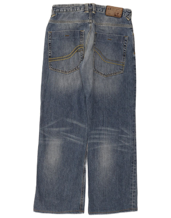 Мужские широкие джинсы Fat Face W30 L29, синий хлопок
