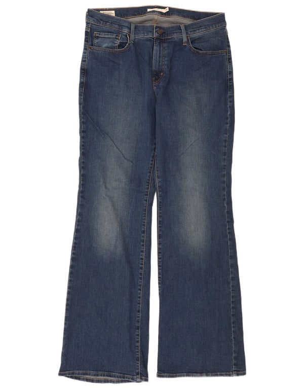 Женские расклешенные джинсы Levi's 726 США 14 XL W36 L33 Синий хлопок