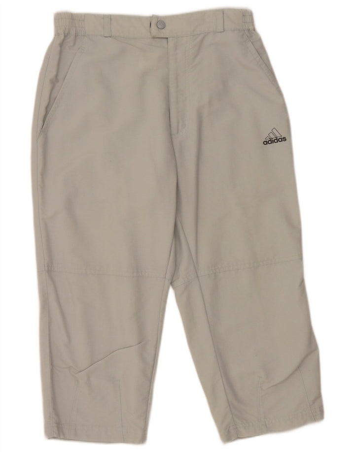 Женские капри Adidas W28 L20 серые из полиамида