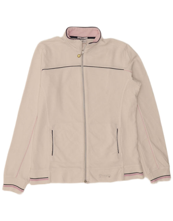 Женский спортивный костюм Champion, верхняя куртка UK 18 XL, белый хлопок