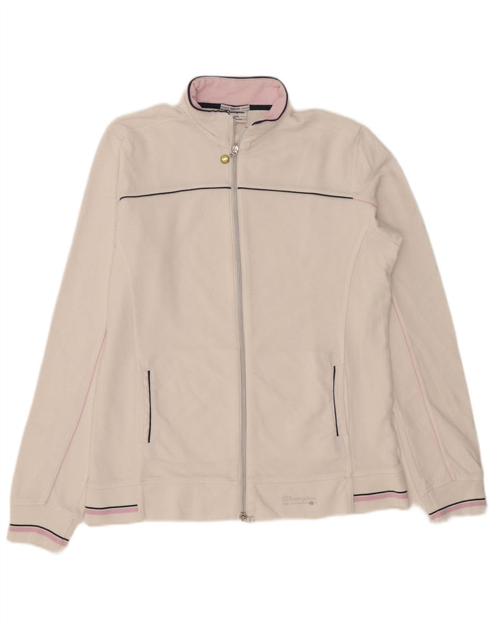 Женский спортивный костюм Champion, верхняя куртка UK 18 XL, белый хлопок
