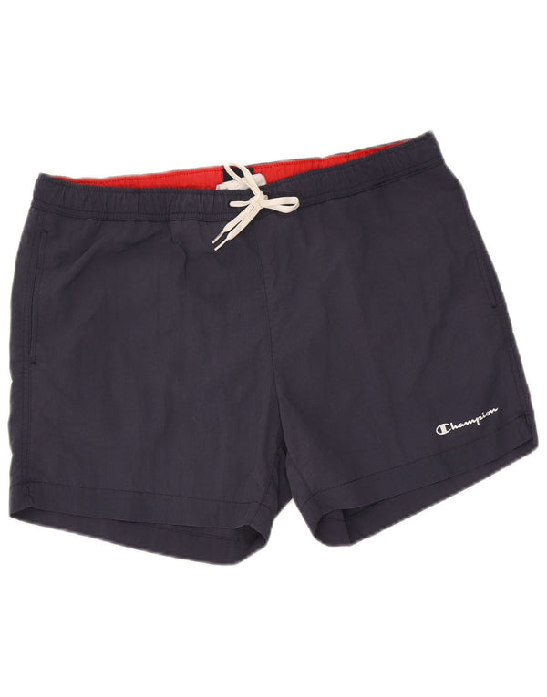 Champion Mens Swimming Shorts 2XL  Navy Blue Polyamide