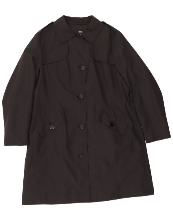Женский тренч Marks & Spencer UK 20 2XL, черный полиэстер