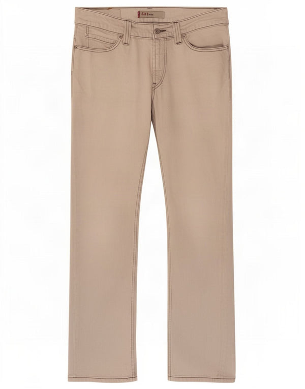 Мужские джинсы Levi's 511 Slim W34 L34 Серые хлопковые