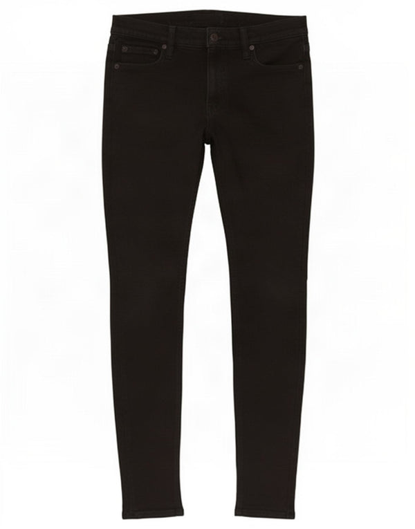 Hollister Мужские джинсы скинни Extreme W34 L32, черный хлопок