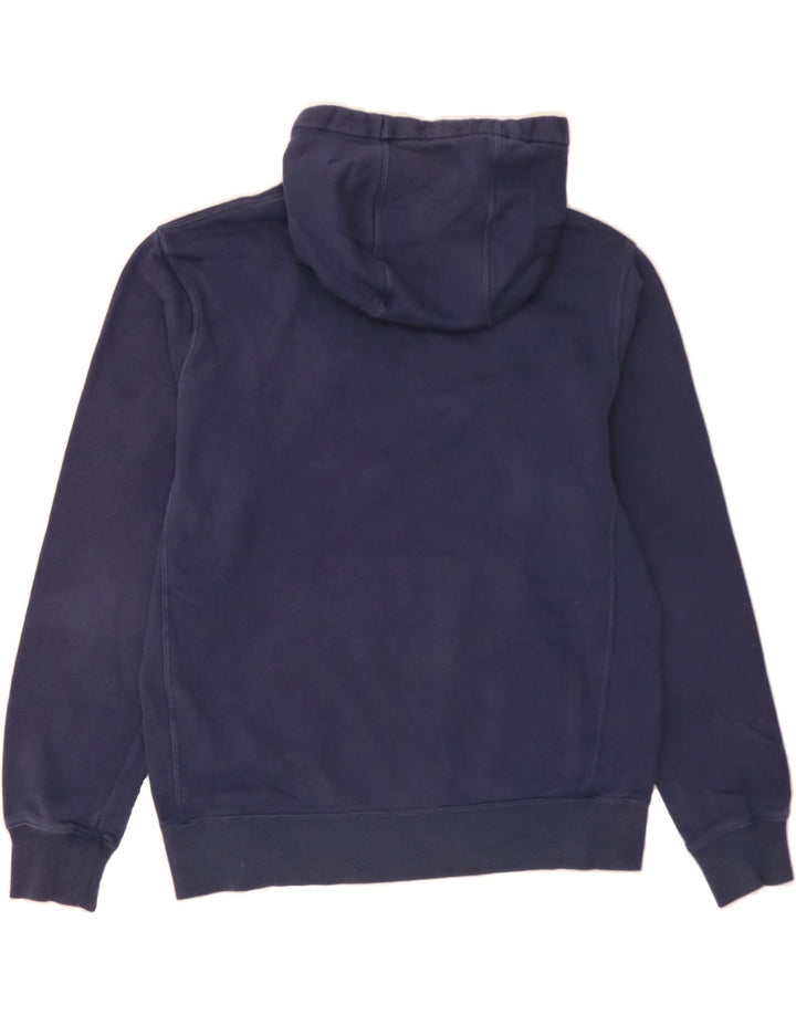 FILA Mens Hoodie Jumper Medium Navy Blue Cotton Vintage Fila and Second-Hand Fila from Messina Hembry 