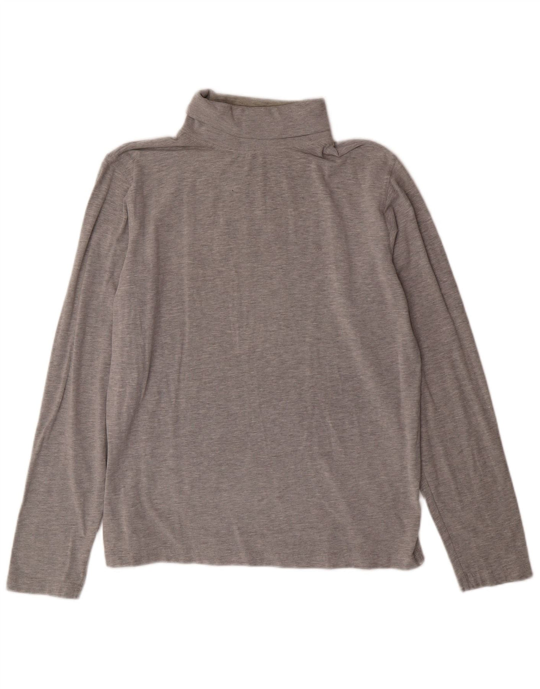 WRANGLER Mens Top Long Sleeve Large Grey Cotton