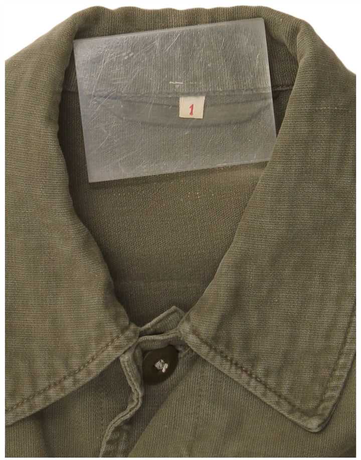 Винтажная мужская куртка в стиле милитари UK 36, маленький хаки