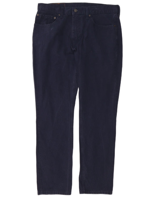 Levi's 511 Slim Fit повседневные брюки W34 L30 Темно-синие хлопковые