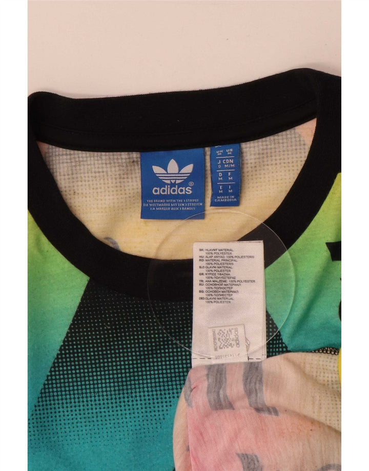 Мужская футболка Adidas с графическим рисунком, средний разноцветный полиэстер