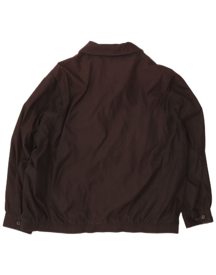 Мужская большая куртка-бомбер Polo Ralph Lauren UK 42 XL коричневая из полиэстера