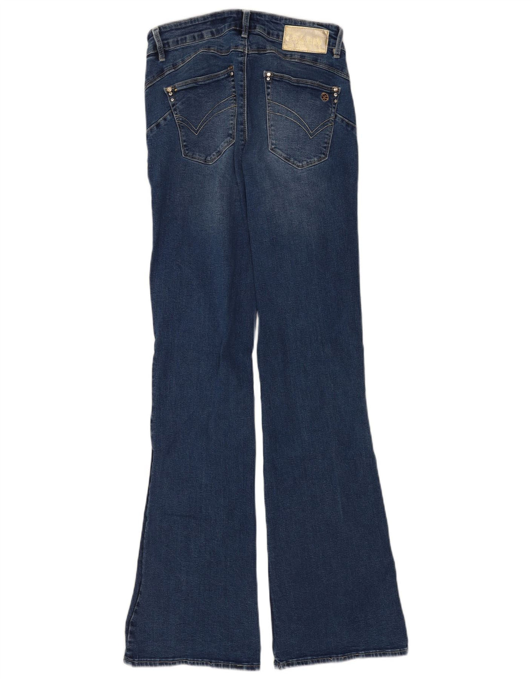 Женские расклешенные джинсы Sandro Ferrone IT 44 Medium W26 L32 Синий хлопок