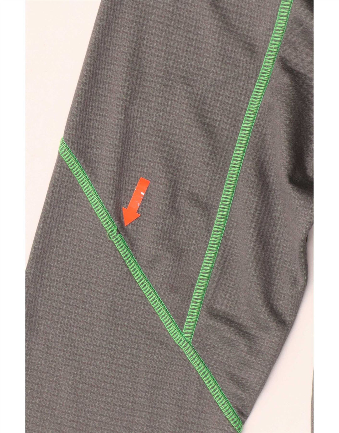 Мужской топ с воротником на молнии и длинными рукавами Under Armour, большой серый спортивный полиэстер