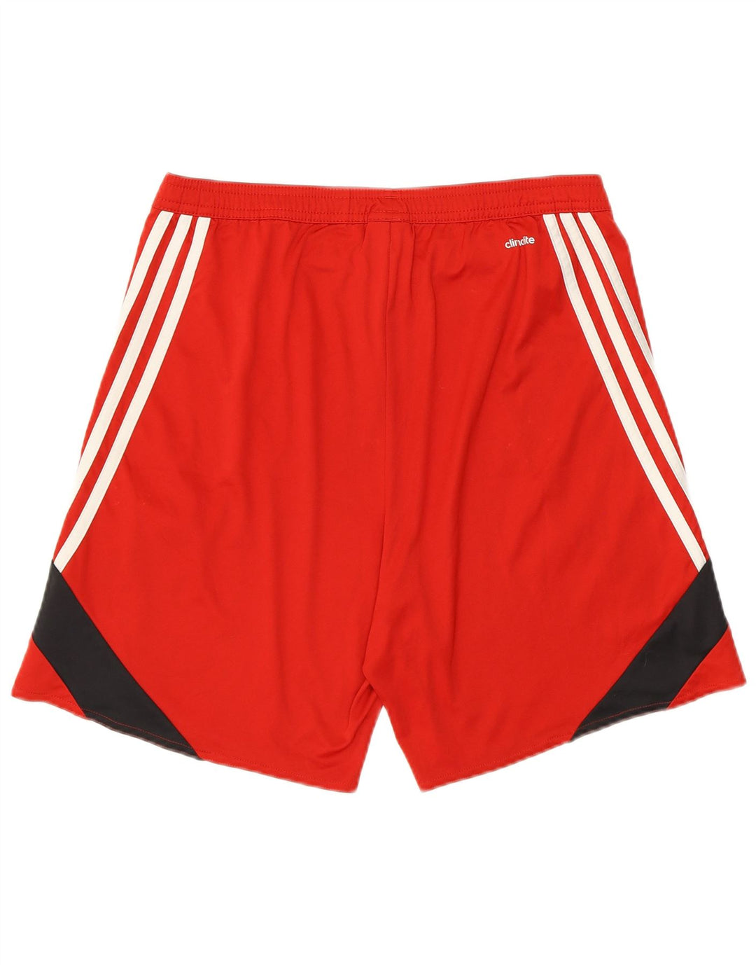 Мужские спортивные шорты Adidas Climalite, средний красный полиэстер с цветными блоками