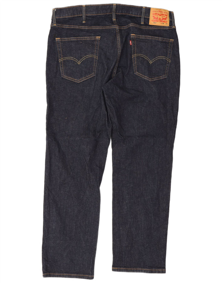 Мужские прямые джинсы Levi's 541 W38 L32 темно-синие, хлопок