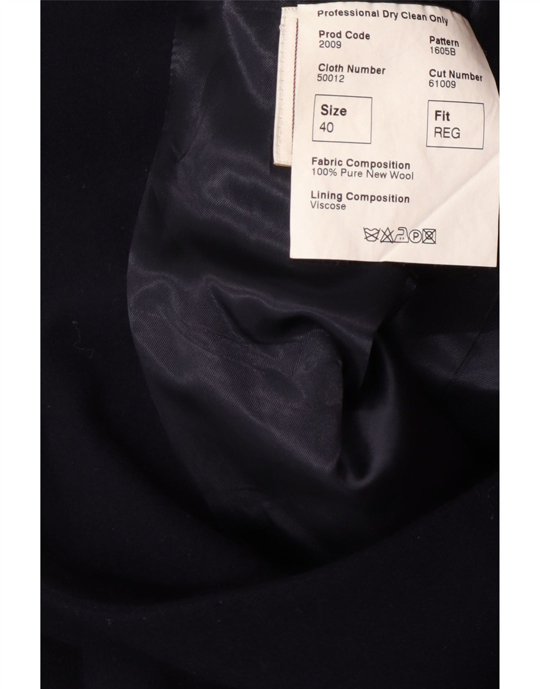 Мужское пальто CROMBIE UK 40, большое темно-синее, новое классическое шерстяное пальто