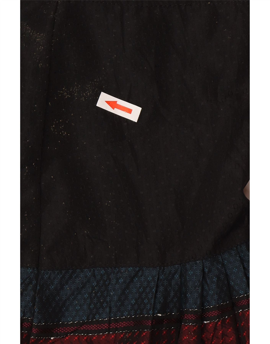 Женская юбка-трапеция Benetton W30, средняя, черная в полоску