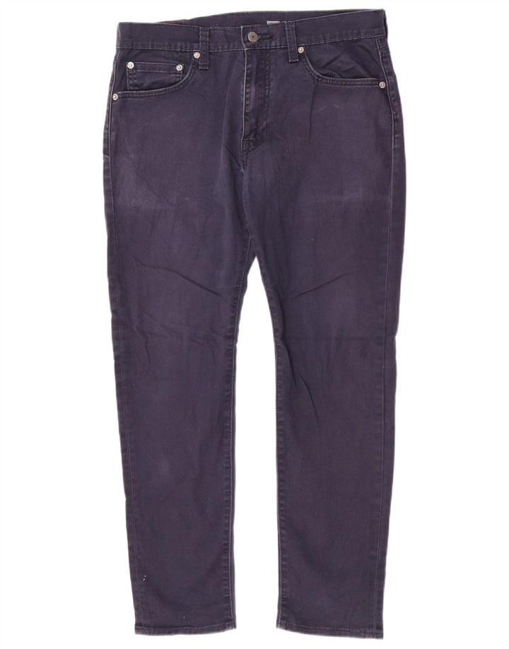 Мужские зауженные зауженные джинсы Levi's 512 W32 L30 темно-синие